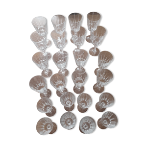 Verres à pied cristal