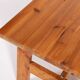 Scandinavian Modern solid pine coffee table