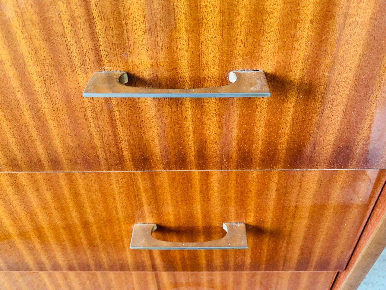 Vintage chest of drawers with 4 drawers by Capelle, circa 60's