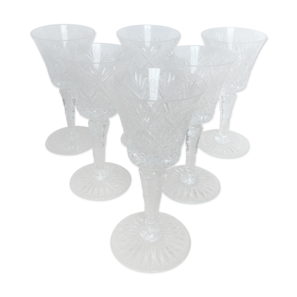 Ensemble de 6 verres à eau Saint Louis