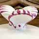Antique large Gien vegetable soup tureen, pink landscape model, 1938/1960