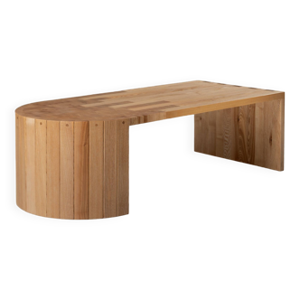 Solid ash coffee table