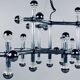 Lichtstruktur chandelier By Trix & Robert Hausmann Swisslamp edition