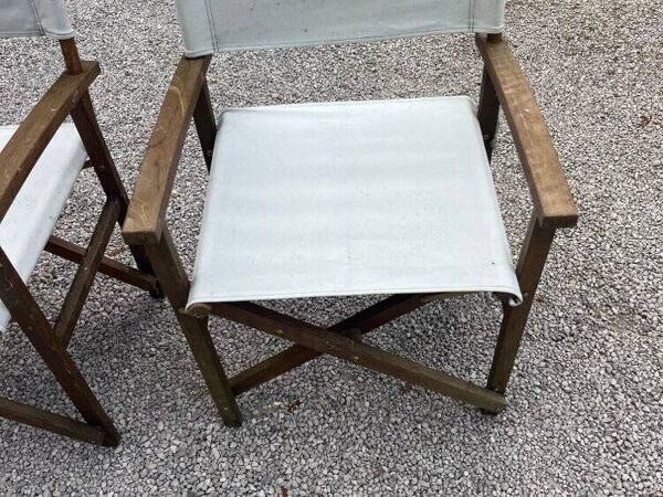 Lot de 7 chaises de jardin vintage