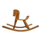 Wooden rocking horse