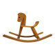 Wooden rocking horse