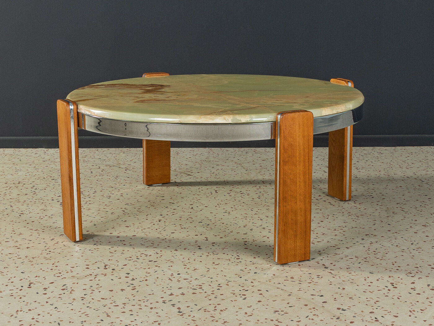 Onyx marble coffee table 70s