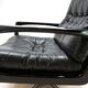 Fauteuil en cuir Eugen Schmidt pour Soloform, 1960