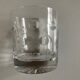 Set of 5 crystal whiskey tumblers giving polka dot cut 1970