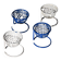 Metal egg cups