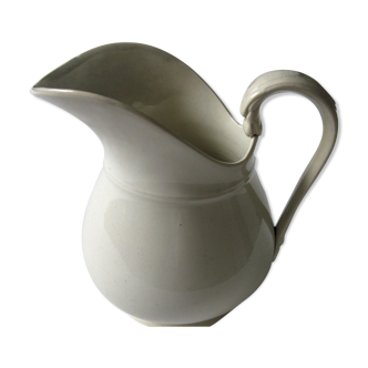 Old toilet bro in white earthenware