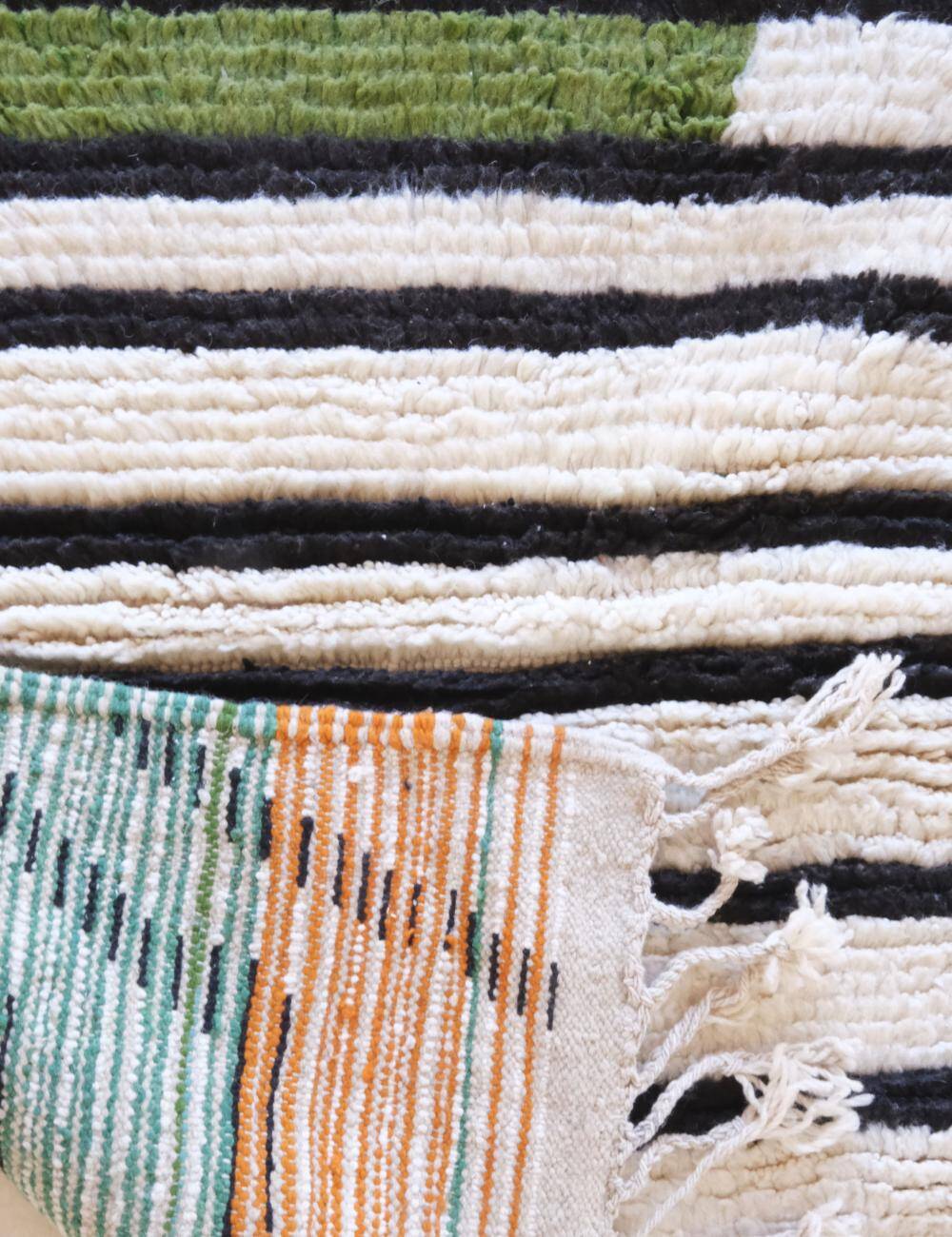 Modern Corridor Rug - 12.1 x 4.2 ft