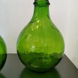 3 pressed glass jars from Italy