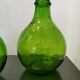 3 pressed glass jars from Italy