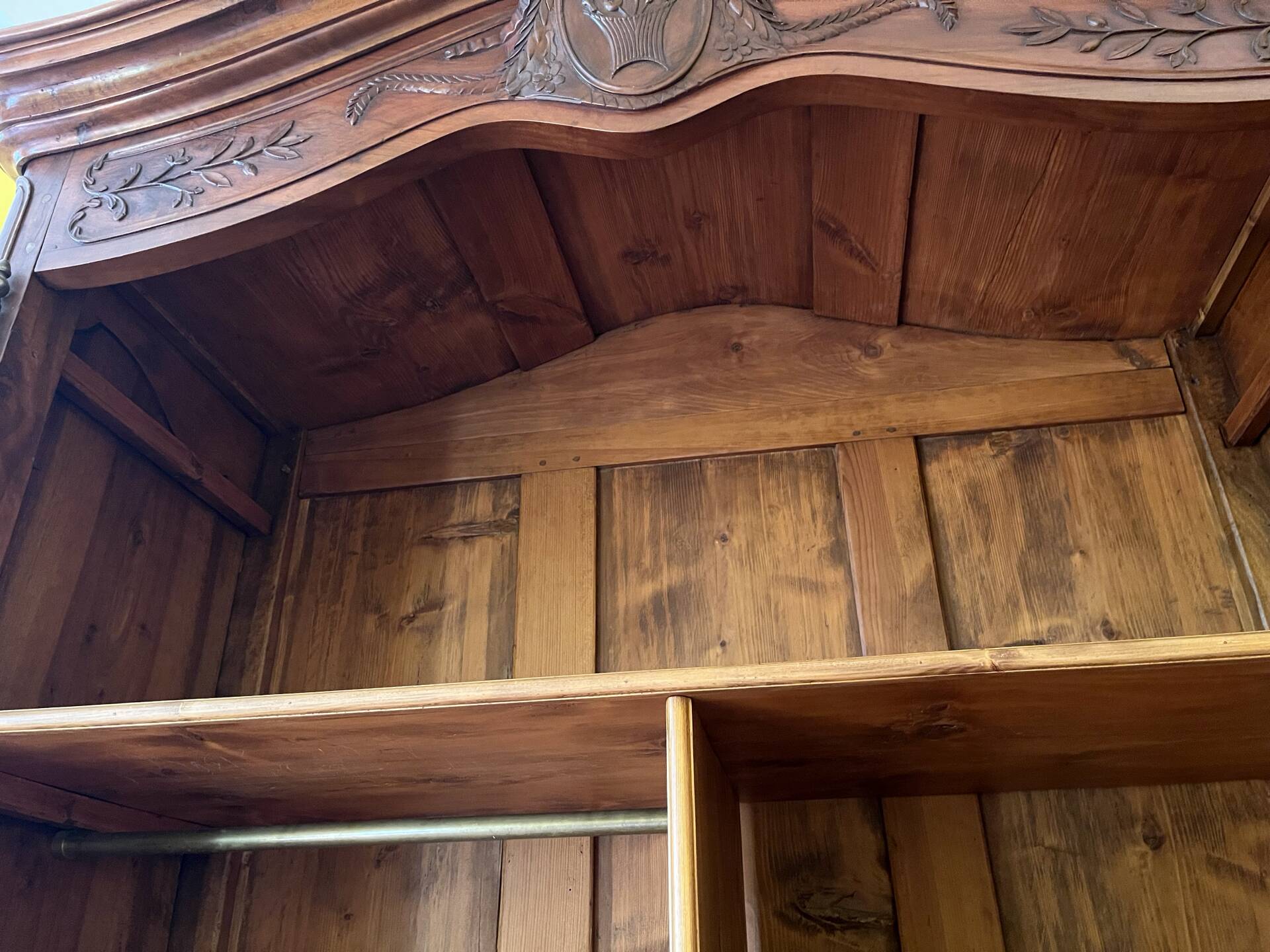 Wedding wardrobe, Provençal in solid walnut