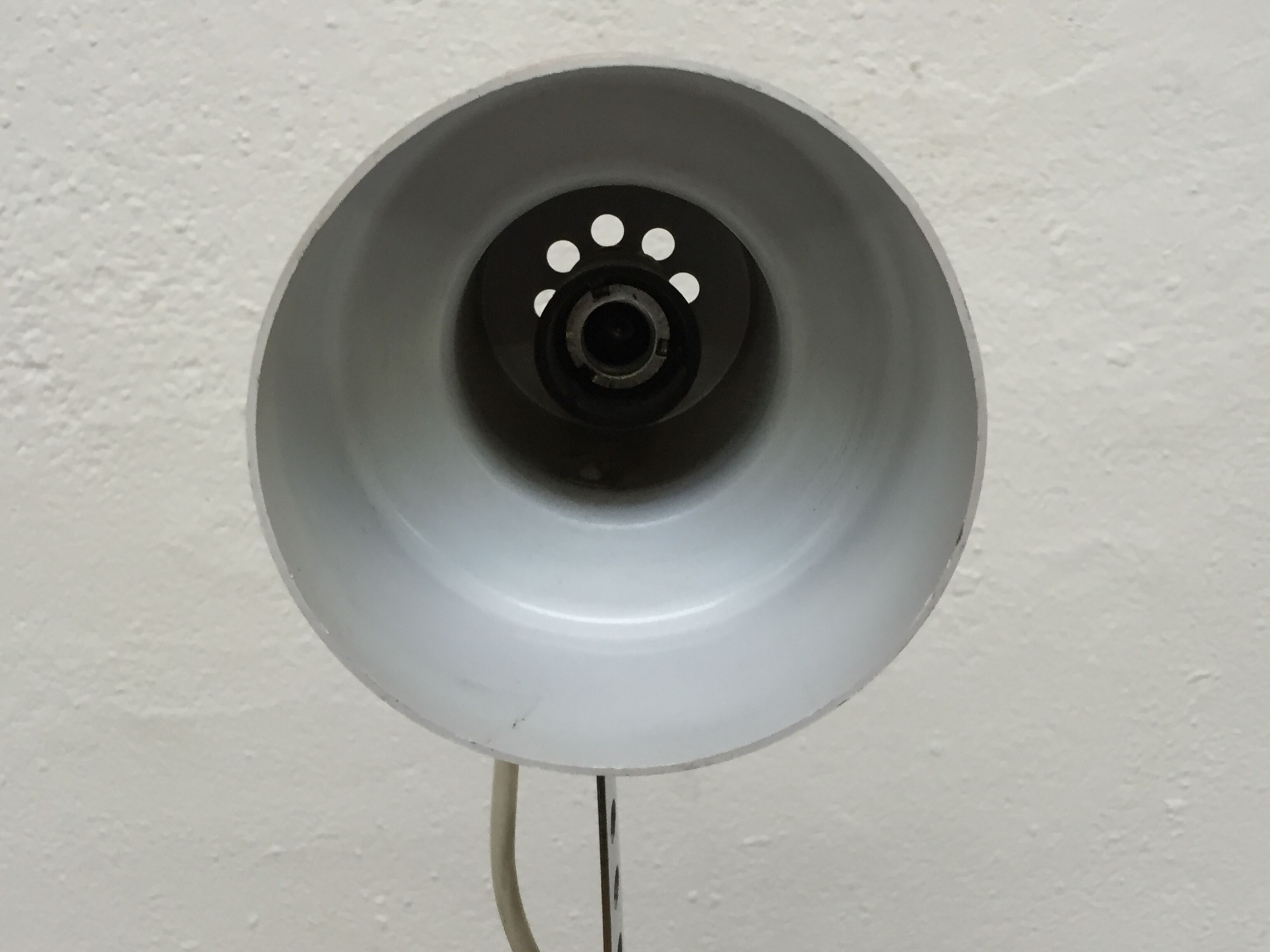 Pair of orange lamps