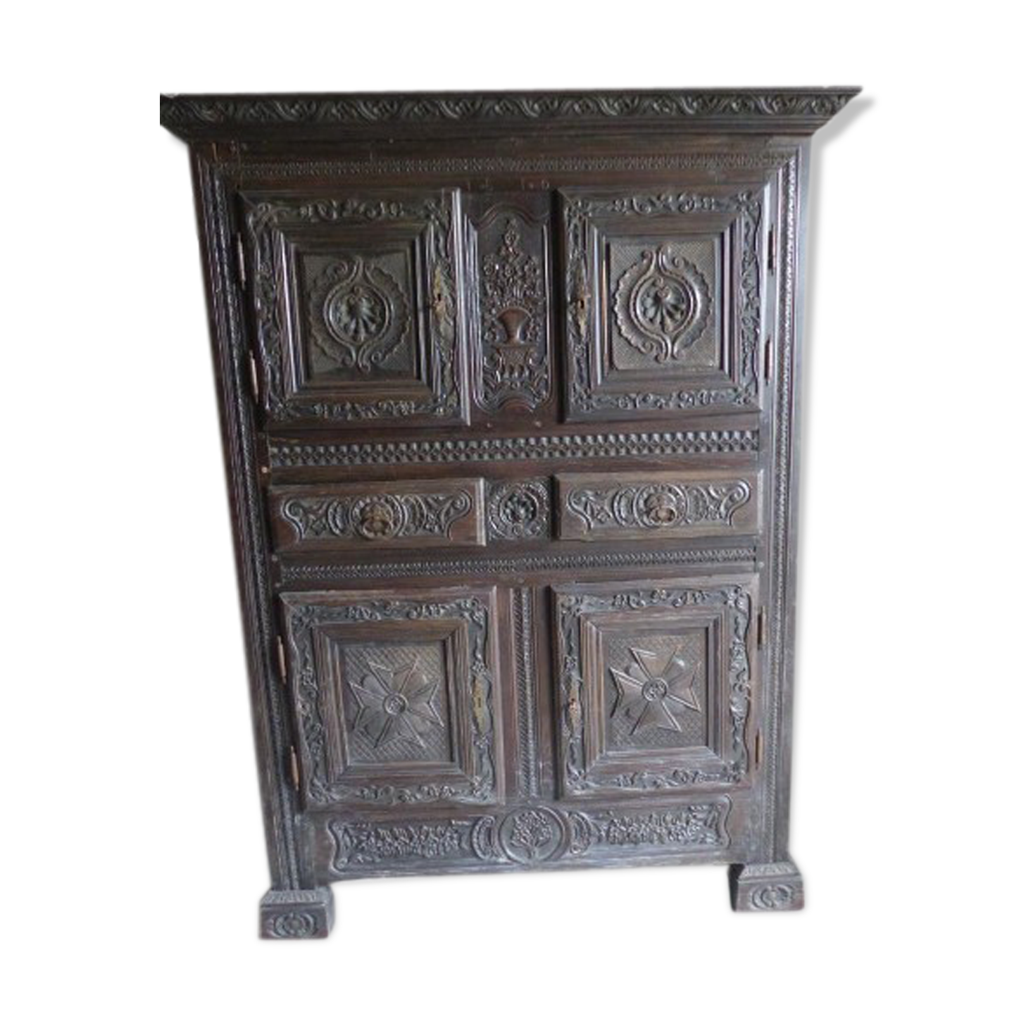 Buffet cabinet 4 four ports xvii eme empire napoleon 1st