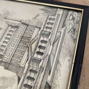Architectural engraving under glass, Ed. Paris 1875