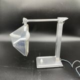 Vintage Pirouett France lamp, Art Deco, model patented in 1940, aluminum
