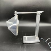 Vintage Pirouett France lamp, Art Deco, model patented in 1940, aluminum