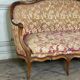 Louis XV Bench In Carved Beech And Moulded Corbeille File, 18th Century