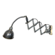 Grey Industrial Scissor Wall Lamp from Elektroinstala, 1960s