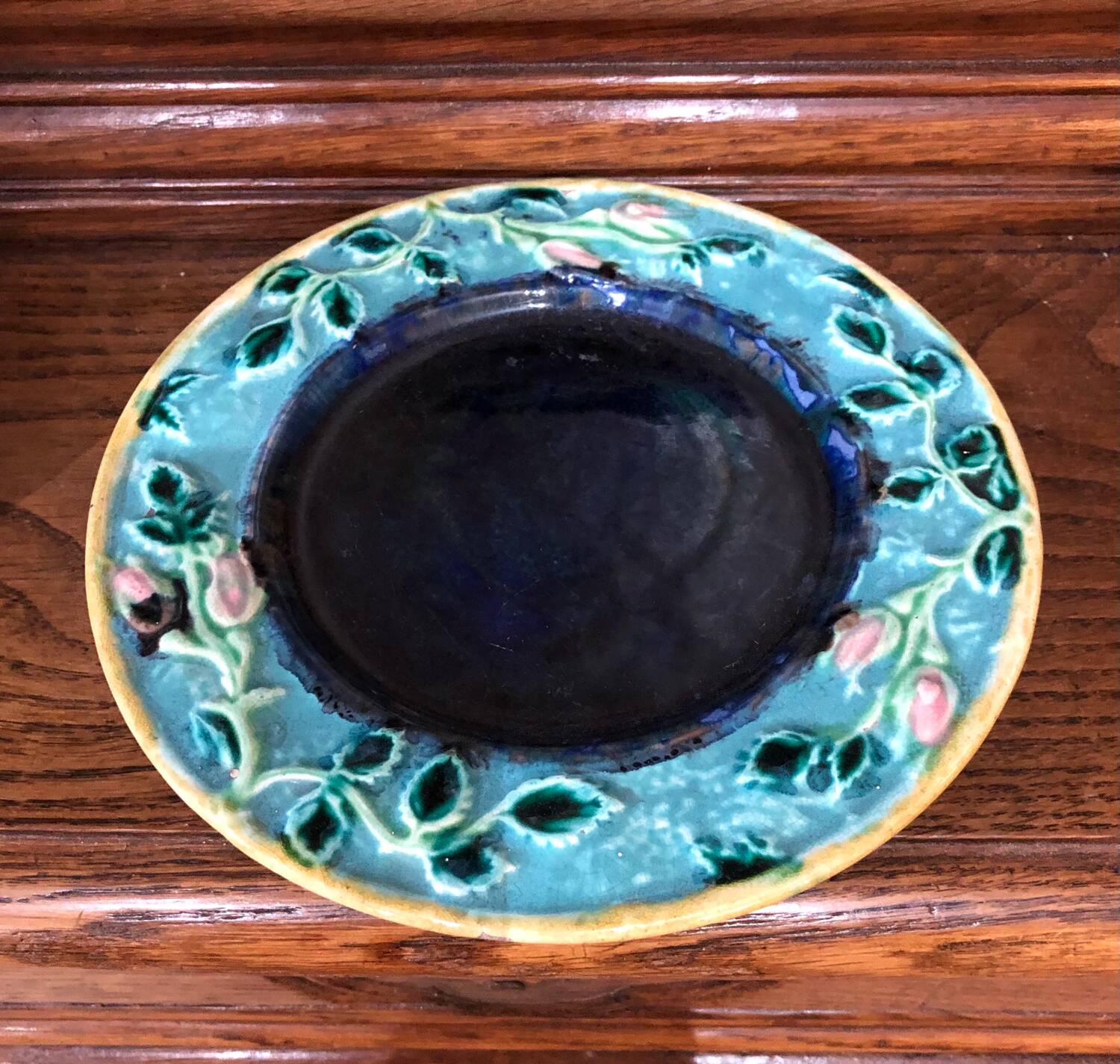 Majolica Barbotine Box George Jones