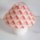 Lampe à poser, pied en céramique et abat-jour conique