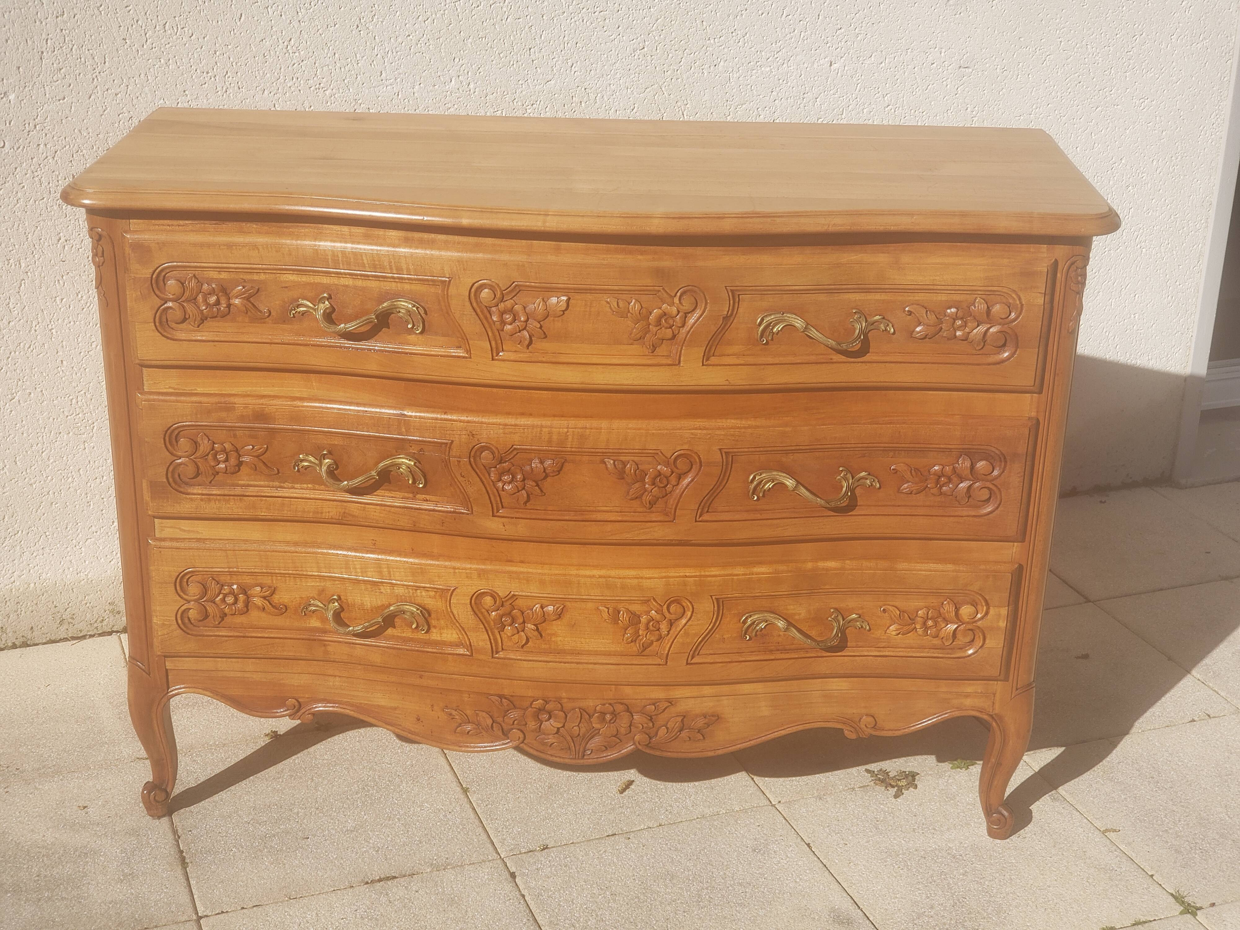 Antique Commode in Baroque Art Deco Style Louis XV