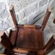 Set of 6 varnished pine chairs