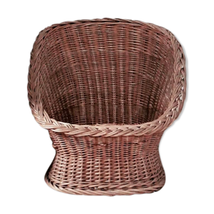Fauteuil enfant en rotin