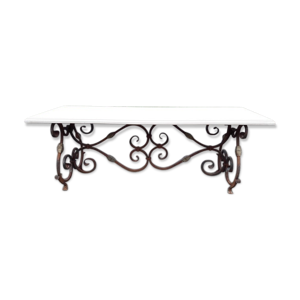 Table en travertin
