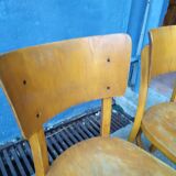Series of 4 thonet bistro chairs