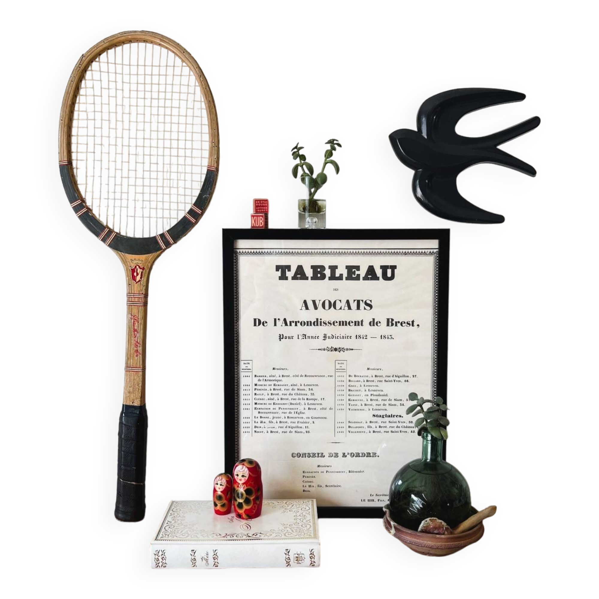 1970 “Gauthier Fils Cie” tennis racket