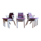 Italian dining chairs "Villabianca" by Vico Magistretti for Cassina