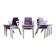 Italian dining chairs "Villabianca" by Vico Magistretti for Cassina