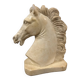 Sculpture buste cheval platre