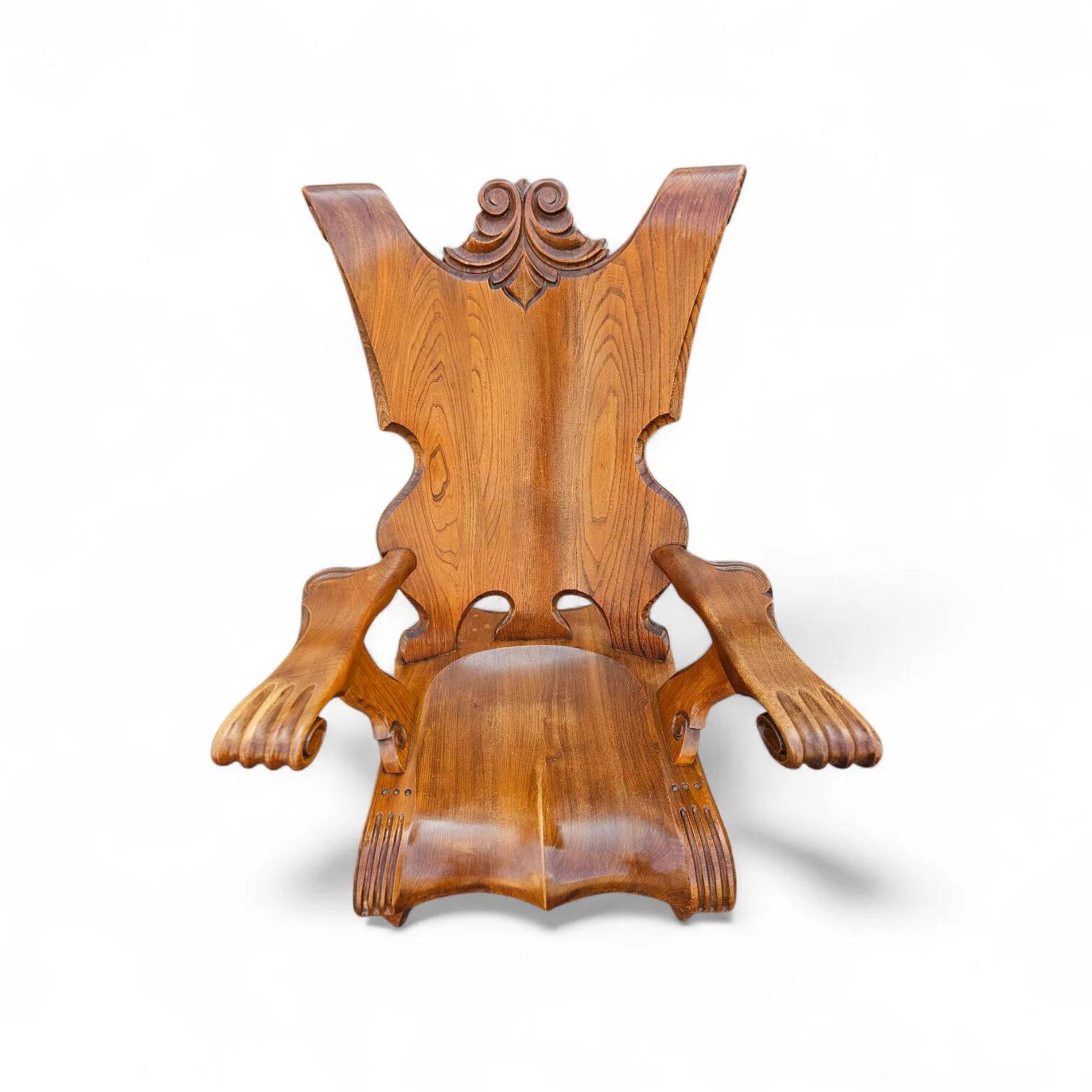 Oirschot oak chair / Heer Stoel / Gentleman Chair / Claw chair / 1960s