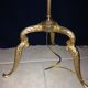 Bronze tripod lamppost