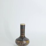 Mid-Century Scandinavian Modern Collectible Small Stoneware Vase No. 13 by Gunnar Borg for Höganäs