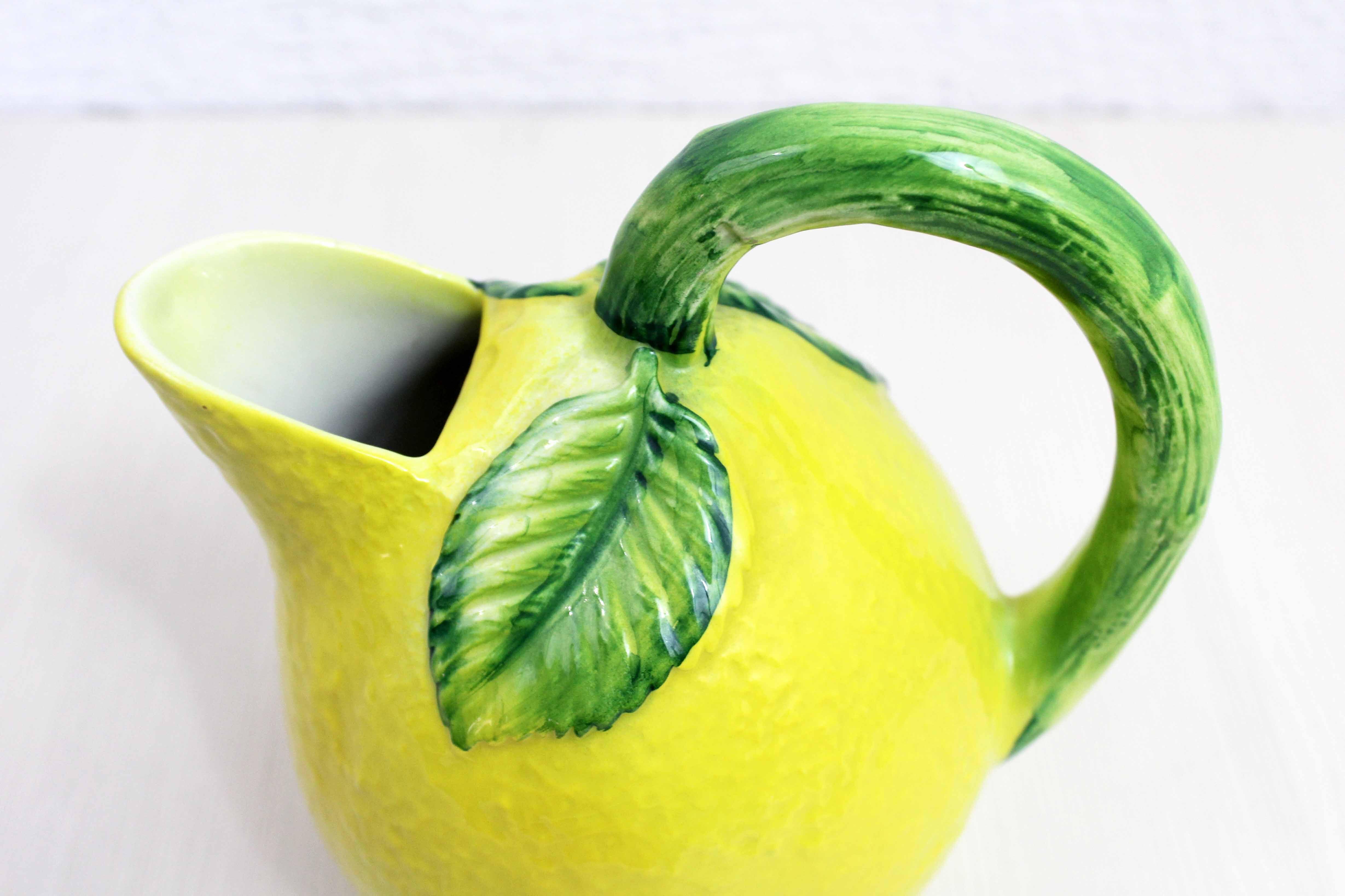Vintage lemon pitcher Ascona