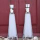 Pair of glass table lamps by Carl Fagerlund for Orrefors
