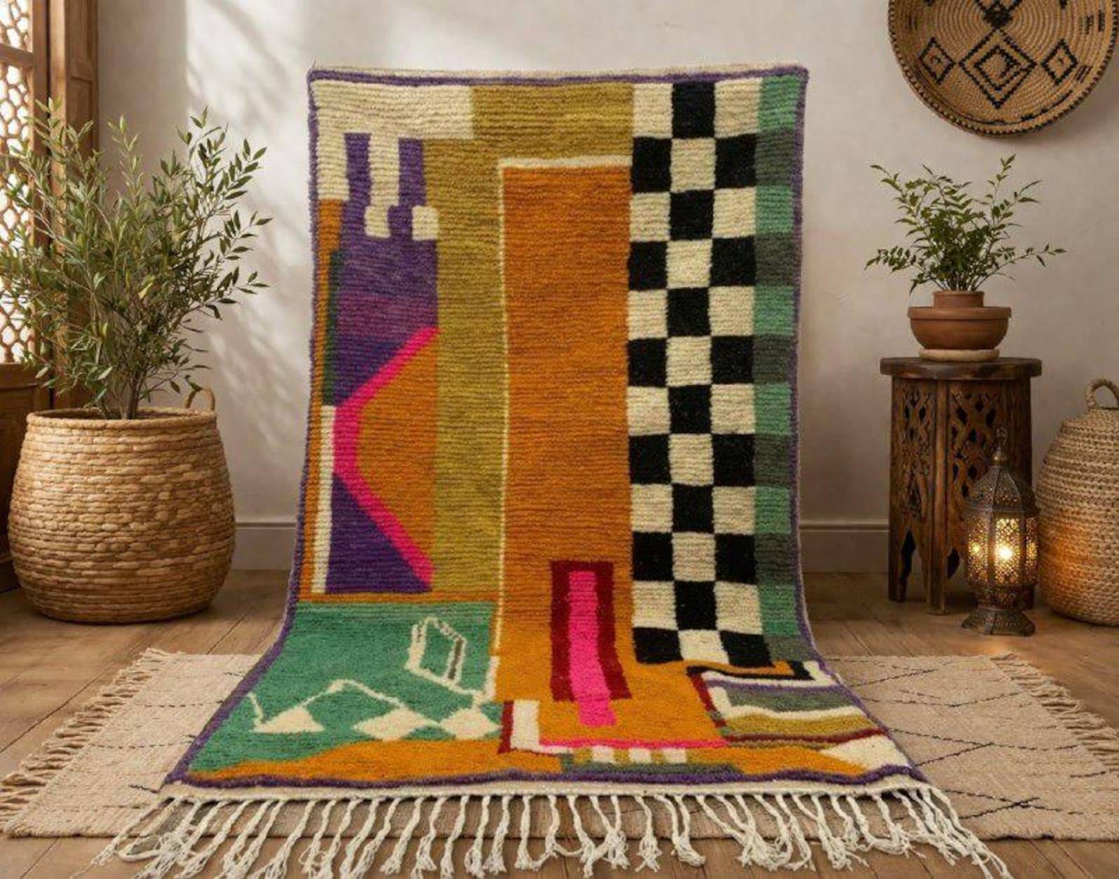 Berber rug in wool 250cm×150cm