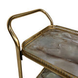 Brass Regency style serving table