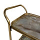 Brass Regency style serving table