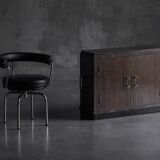 Modernist Art Deco oak cabinet, France, 1940s