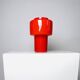 Model 120 Cylindrical Table Lamp By Uno & Östen Kristiansson For Luxus, Sweden 1970S