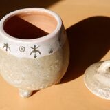 Empty pocket, Vase, the 2 potters, Jacques Serreet Michelle Bargoin, enameled lava circa 1960