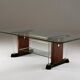Brass and glass coffee table, 1970s