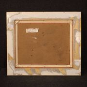 Tableau italien nature morte signé A. Merello du 20ème siècle